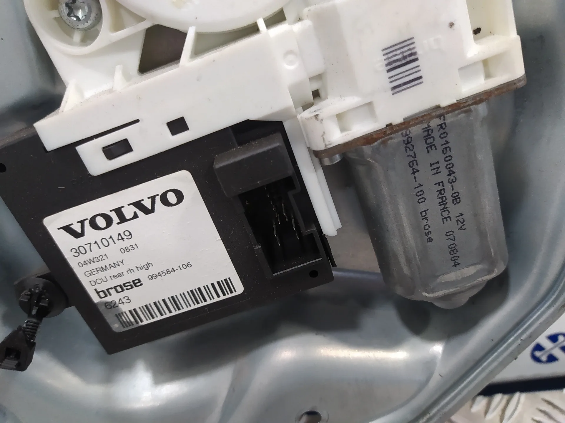 Elevalunas Trasero Derecho para Volvo S40 Berlina