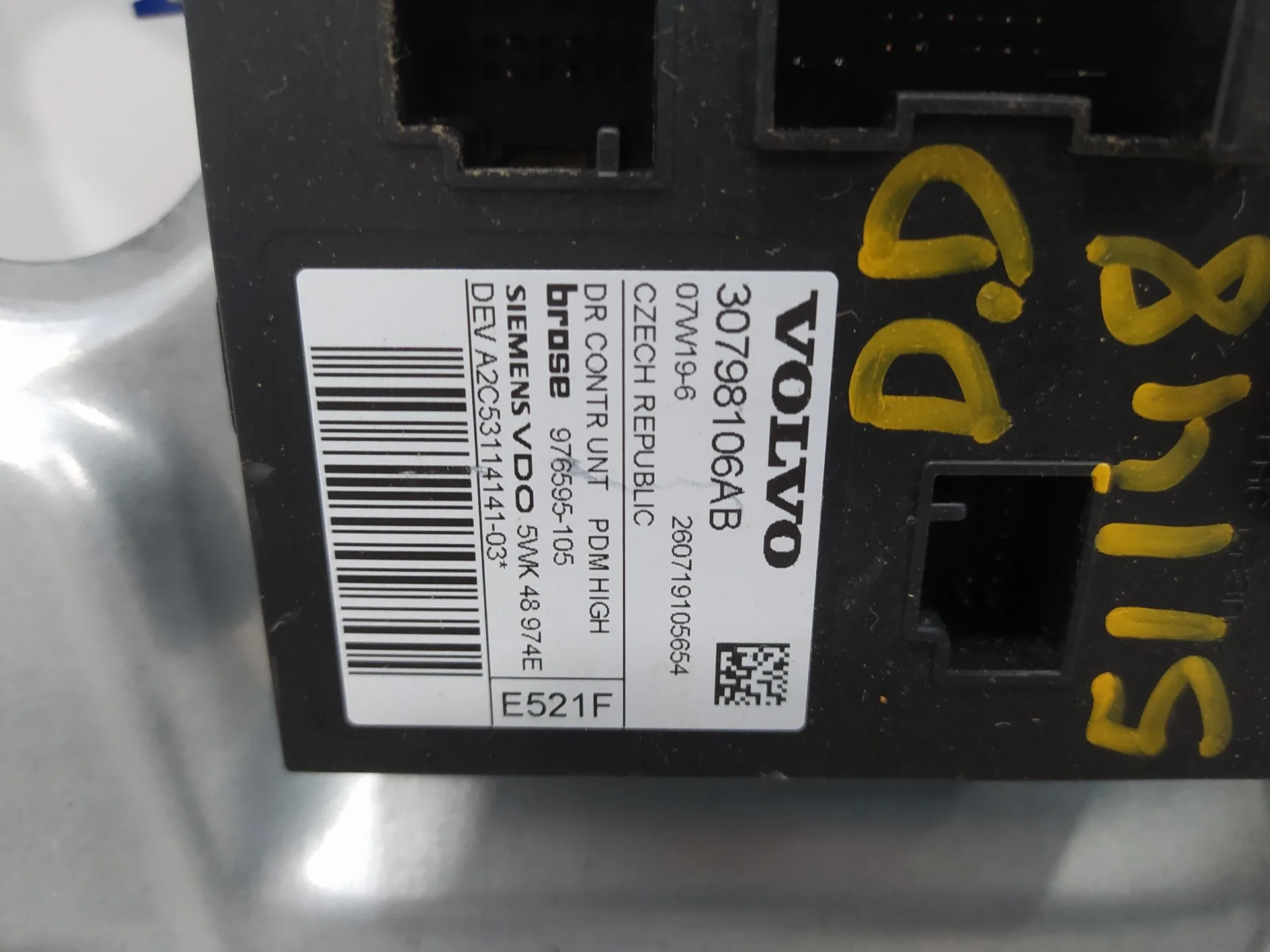 Elevalunas Delantero Derecho para Volvo C30