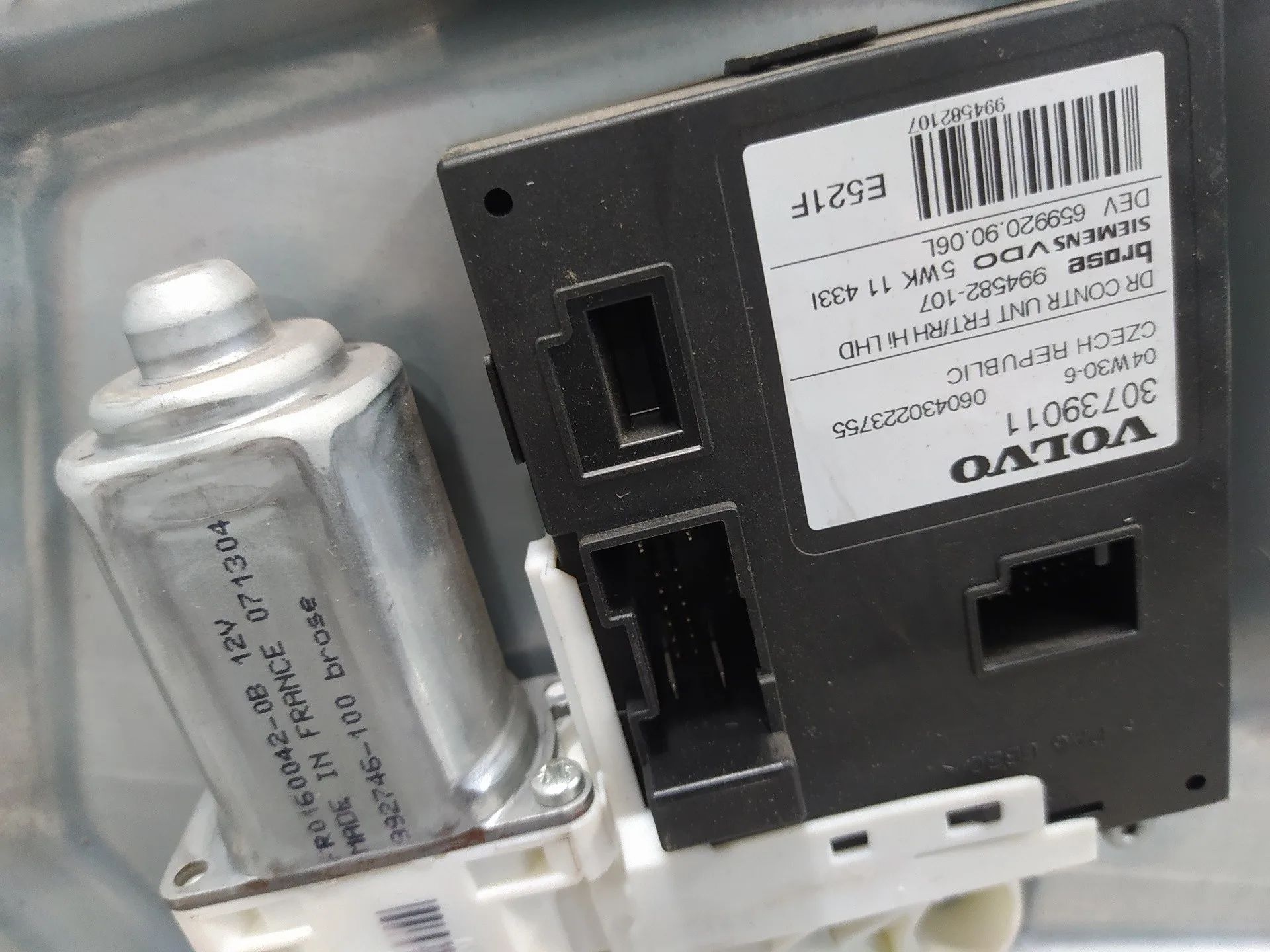 Elevalunas Delantero Derecho para Volvo S40 Berlina