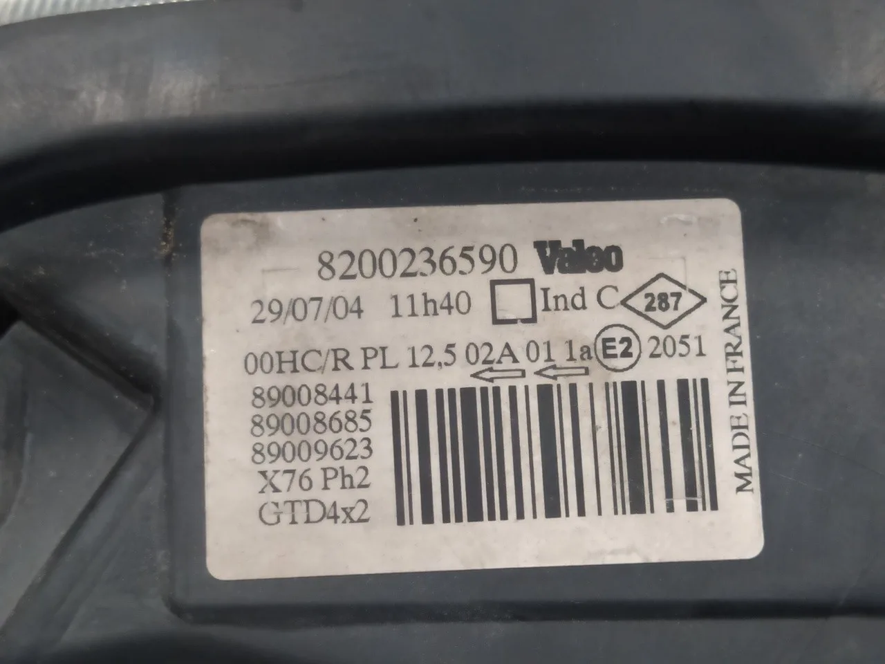 Faro Izquierdo para Renault Kangoo (F/Kc0)