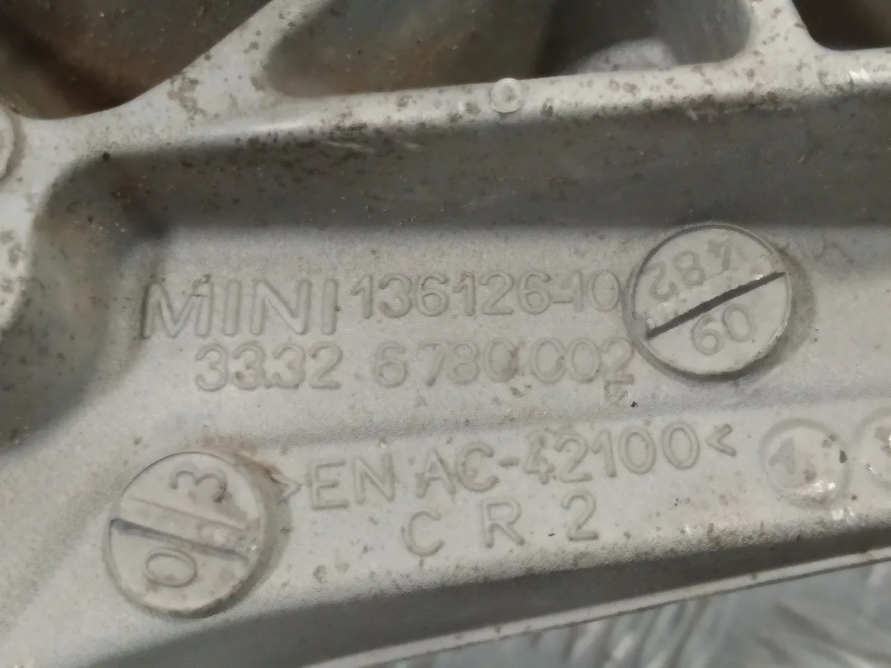 Mangueta Trasera Derecha para Mini Mini (R56)