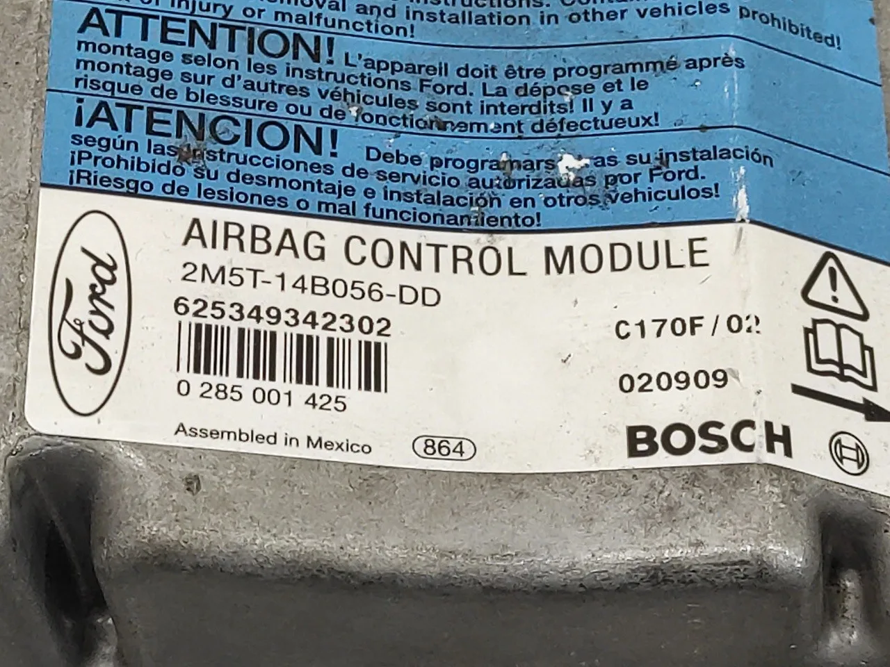 Centralita Airbag para Ford Focus Berlina (Cak)