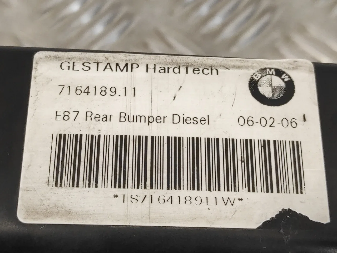Refuerzo Paragolpes Trasero para Bmw Serie 1 Berlina (E81/E87)