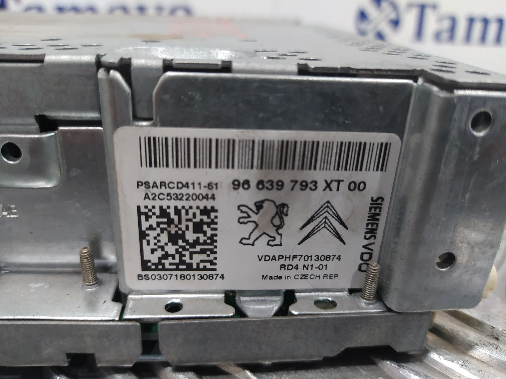 Sistema Audio / Radio Cd para Peugeot 207