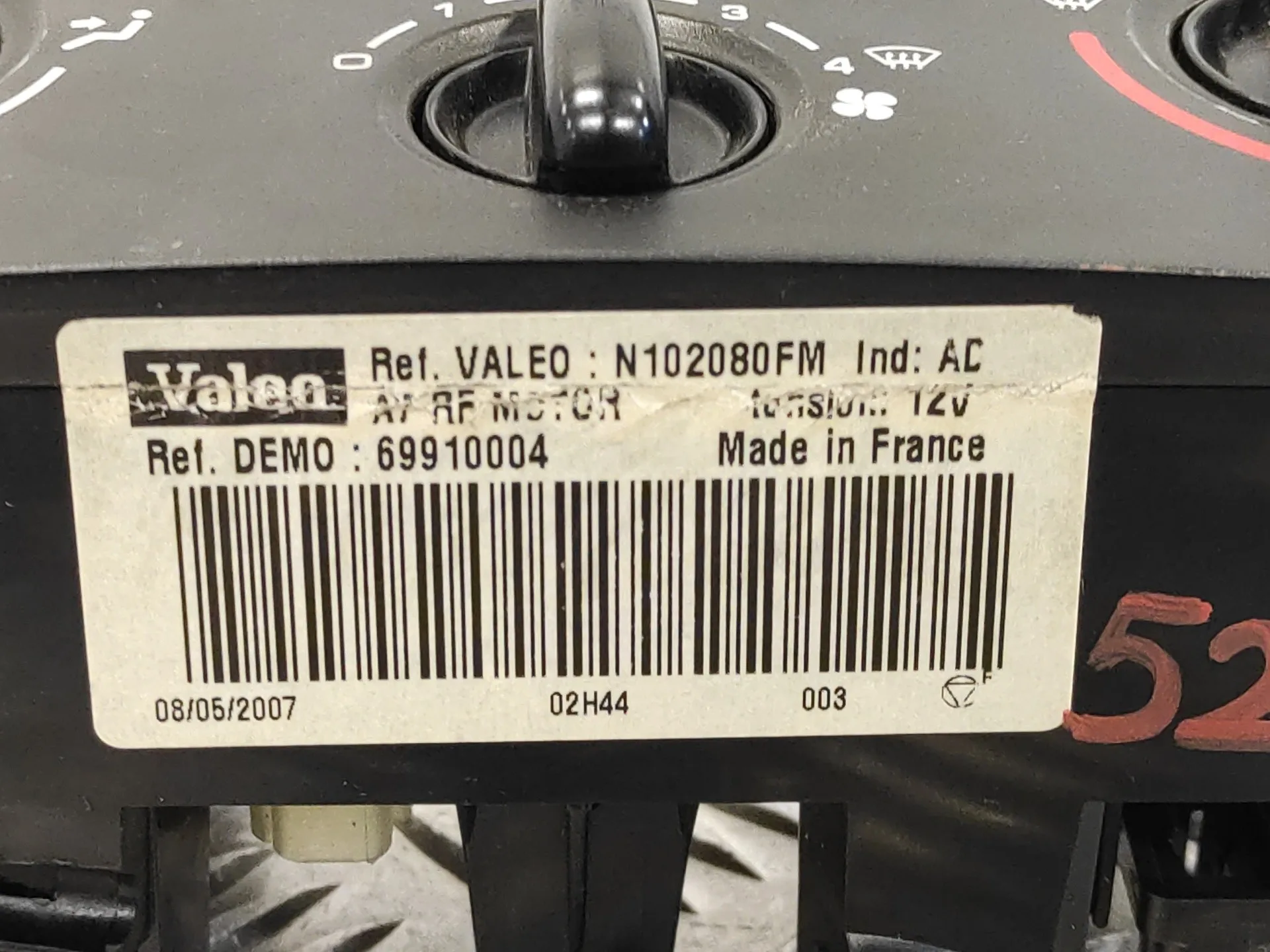 Mando Calefaccion / Aire Acondicionado para Peugeot 207