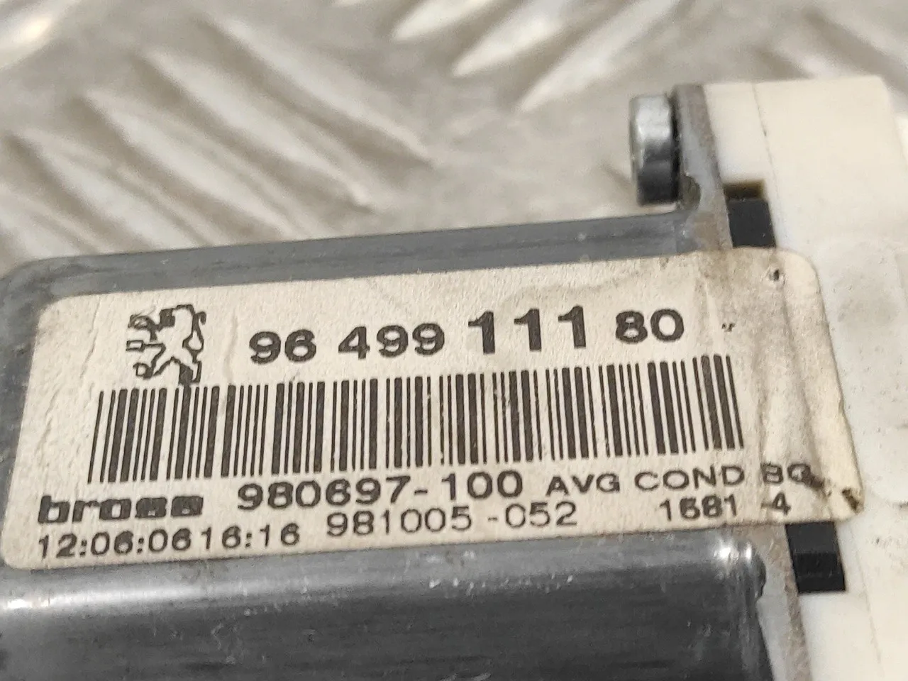 Motor Elevalunas Delantero Izquierdo para Peugeot 307 Berlina (S2)