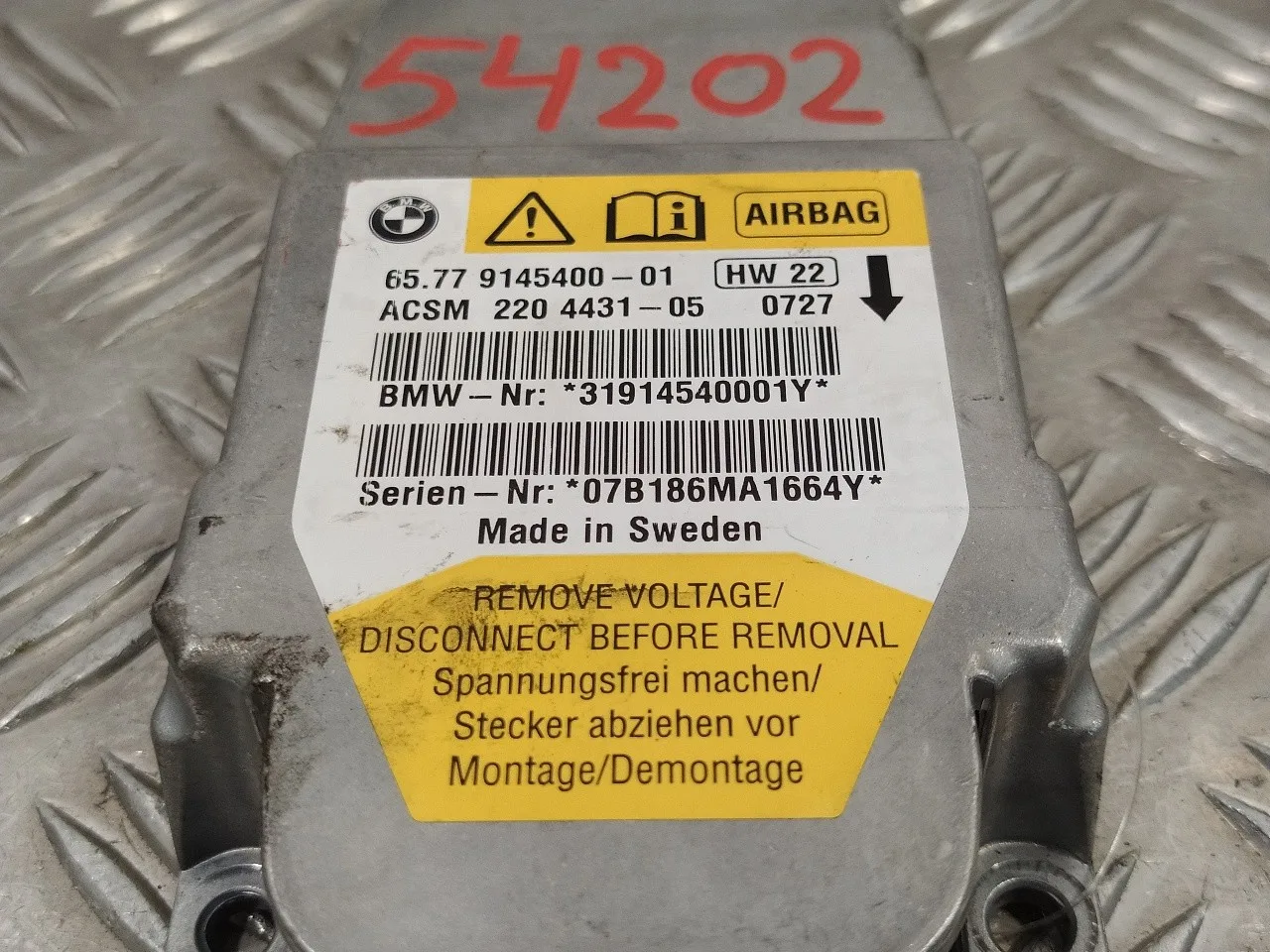 Centralita Airbag para Bmw Serie 5 Berlina (E60)