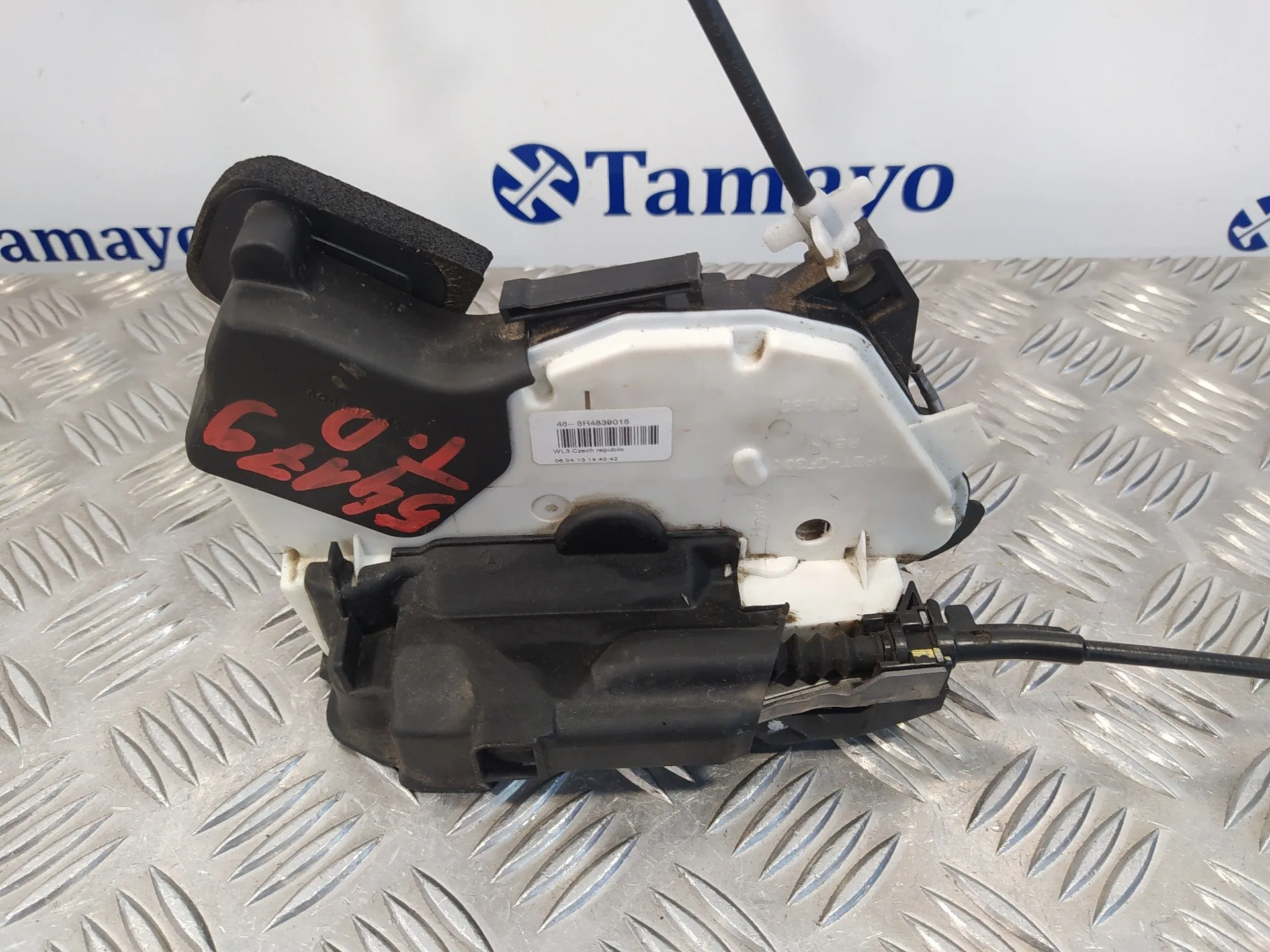 Cerradura Puerta Trasera Derecha para Volkswagen Polo (6R1)