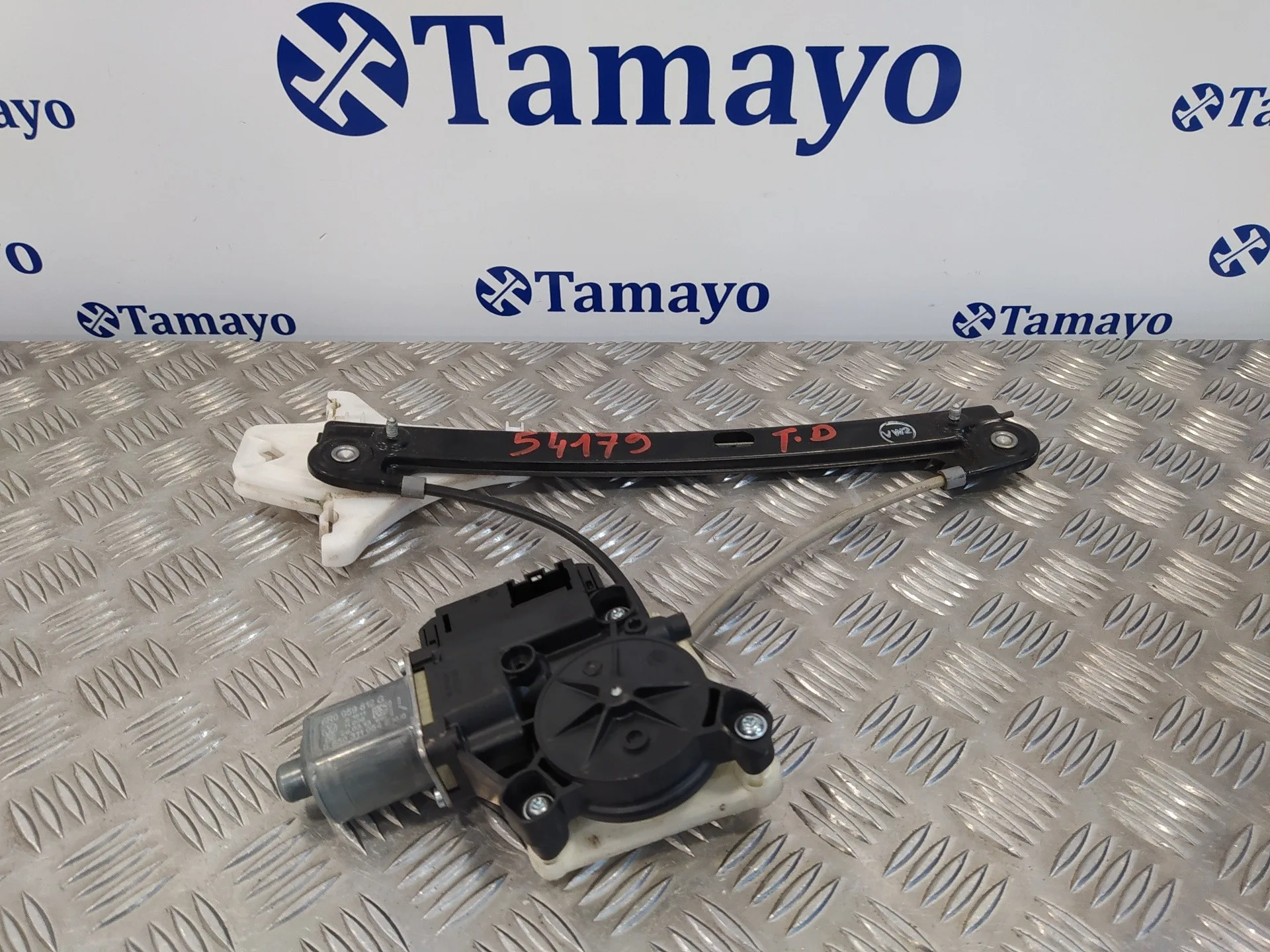 Elevalunas Trasero Derecho para Volkswagen Polo (6R1)