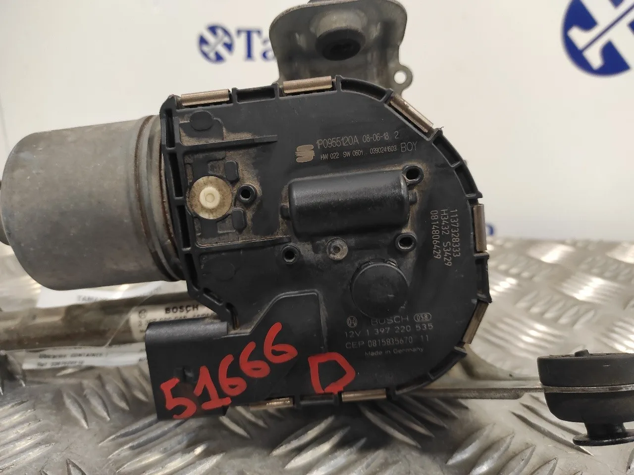 Motor Limpia Delantero para Seat Leon (1P1)