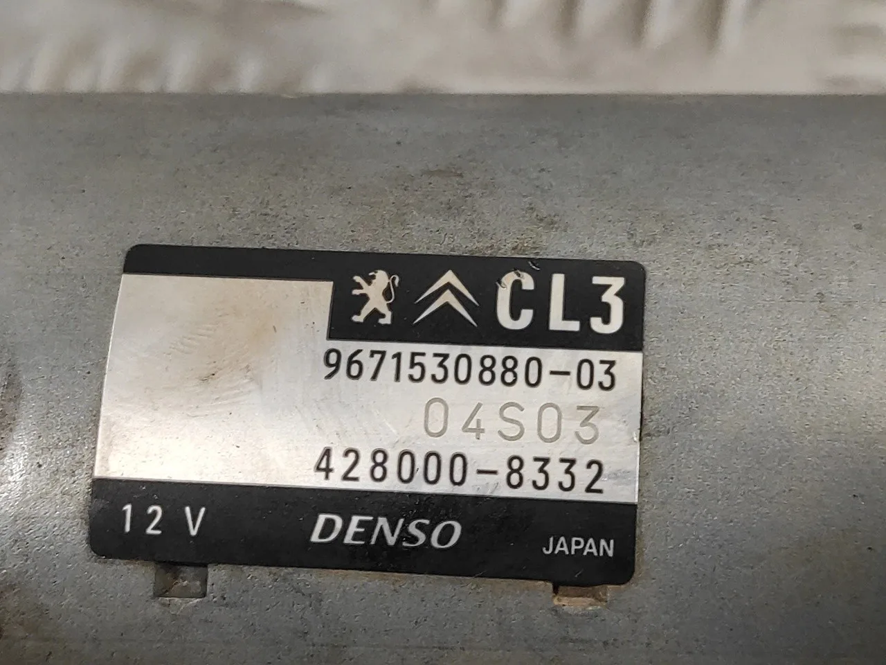 Motor Arranque para Citroën C3