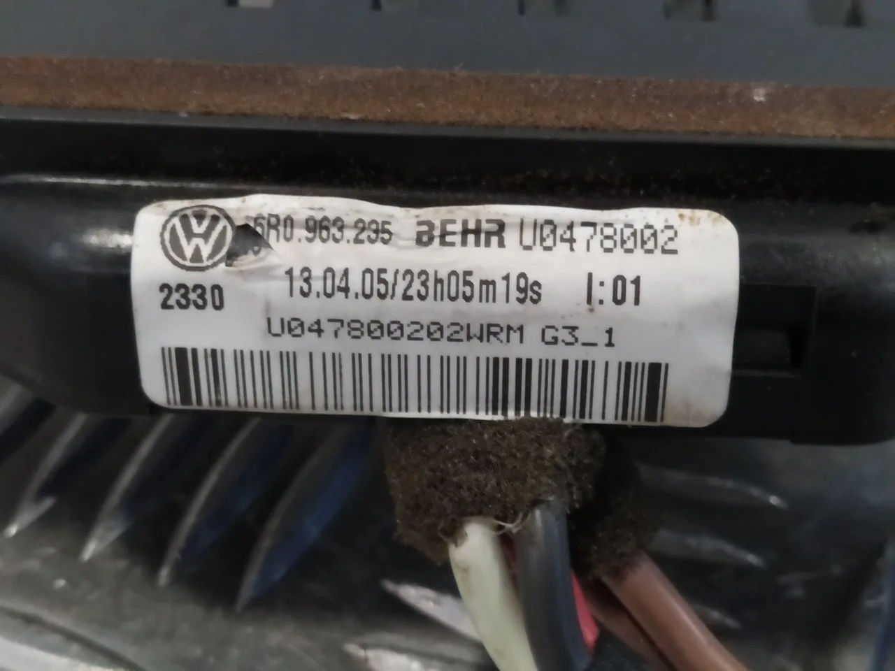 Resistencia Calefaccion para Volkswagen Polo (6R1)