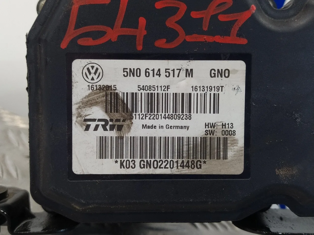 Abs para Volkswagen Tiguan (5N1)