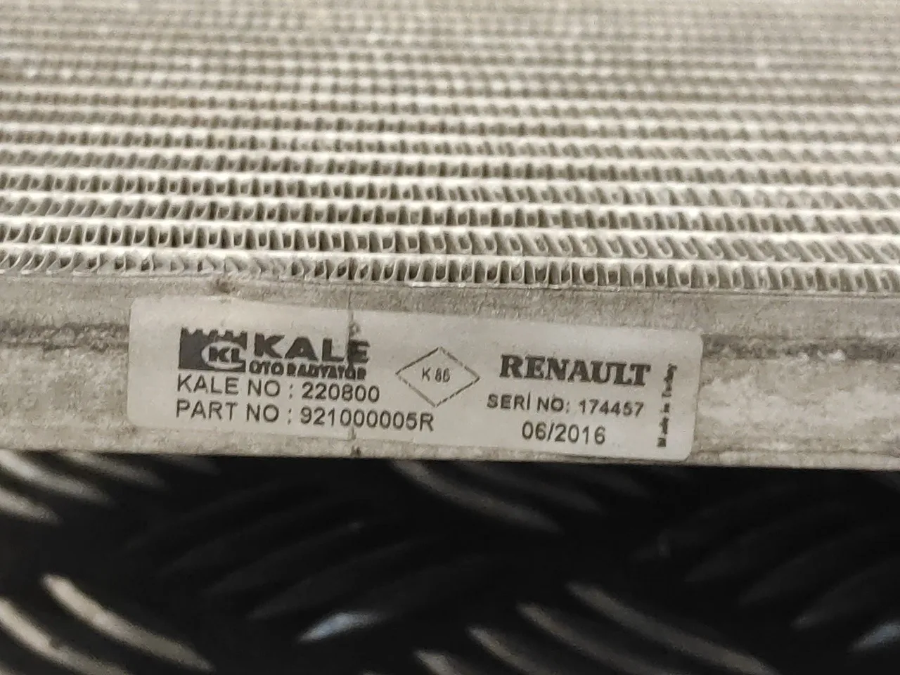 Condensador / Radiador Aire Acondicionado para Renault Fluence
