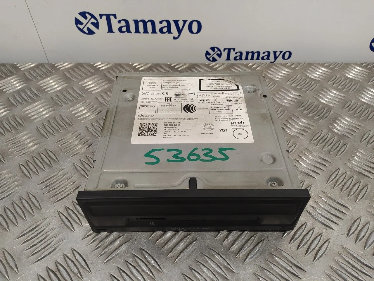 Sistema Audio / Radio Cd para Skoda Fabia