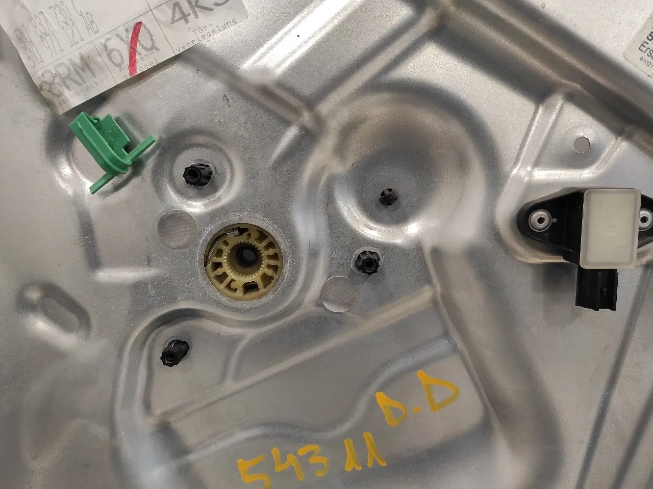 Elevalunas Delantero Derecho para Volkswagen Tiguan (5N1)