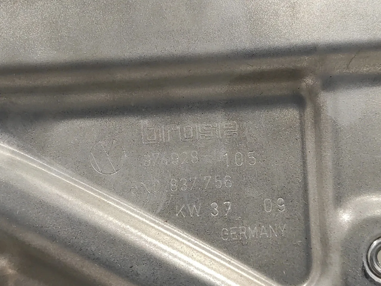 Elevalunas Delantero Derecho para Volkswagen Tiguan (5N1)