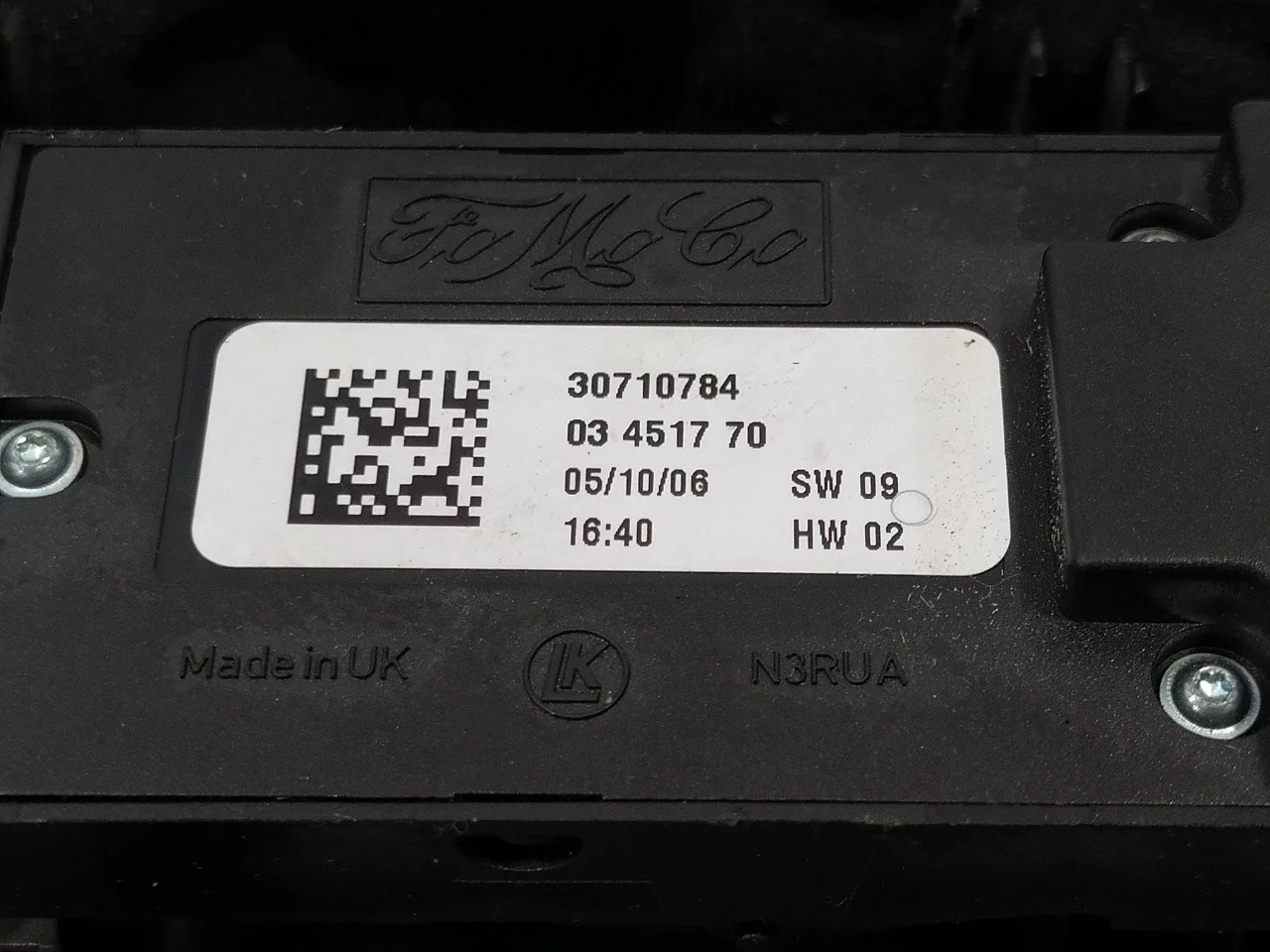 Mando Elevalunas Delantero Izquierdo para Volvo C30