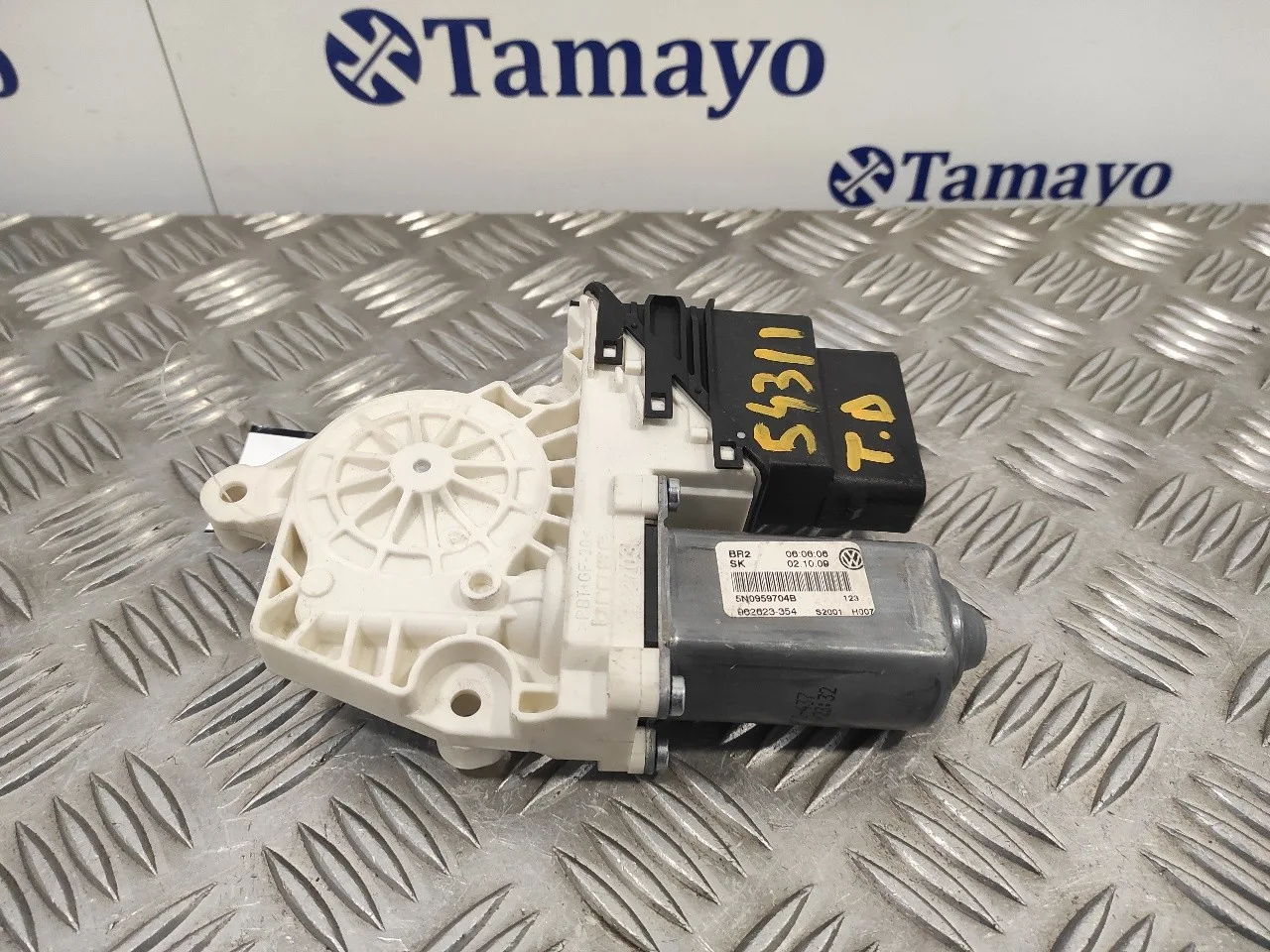 Motor Elevalunas Trasero Derecho para Volkswagen Tiguan (5N1)