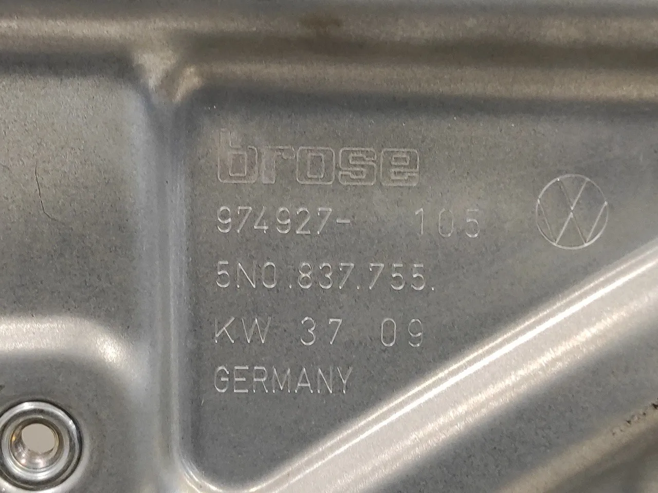 Elevalunas Delantero Izquierdo para Volkswagen Tiguan (5N1)