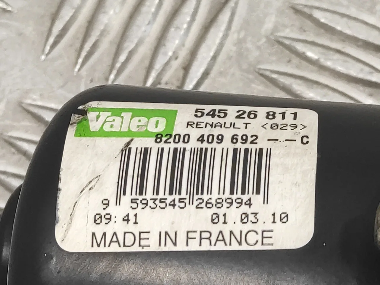 Motor Limpia Delantero para Renault Kangoo (F/Kc0)
