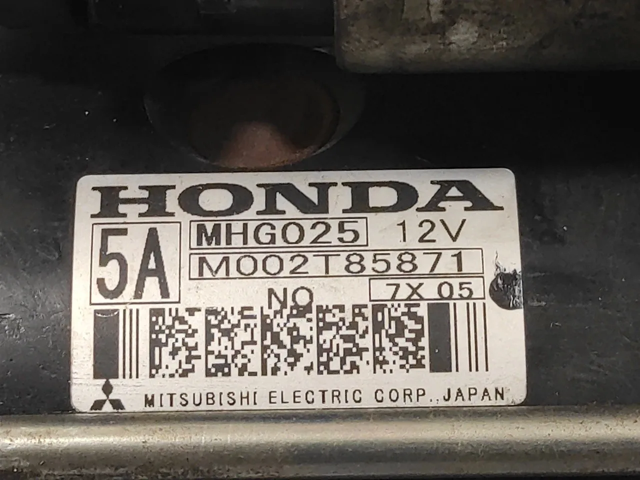 Motor Arranque para Honda Civic Berlina 5 (Fk)