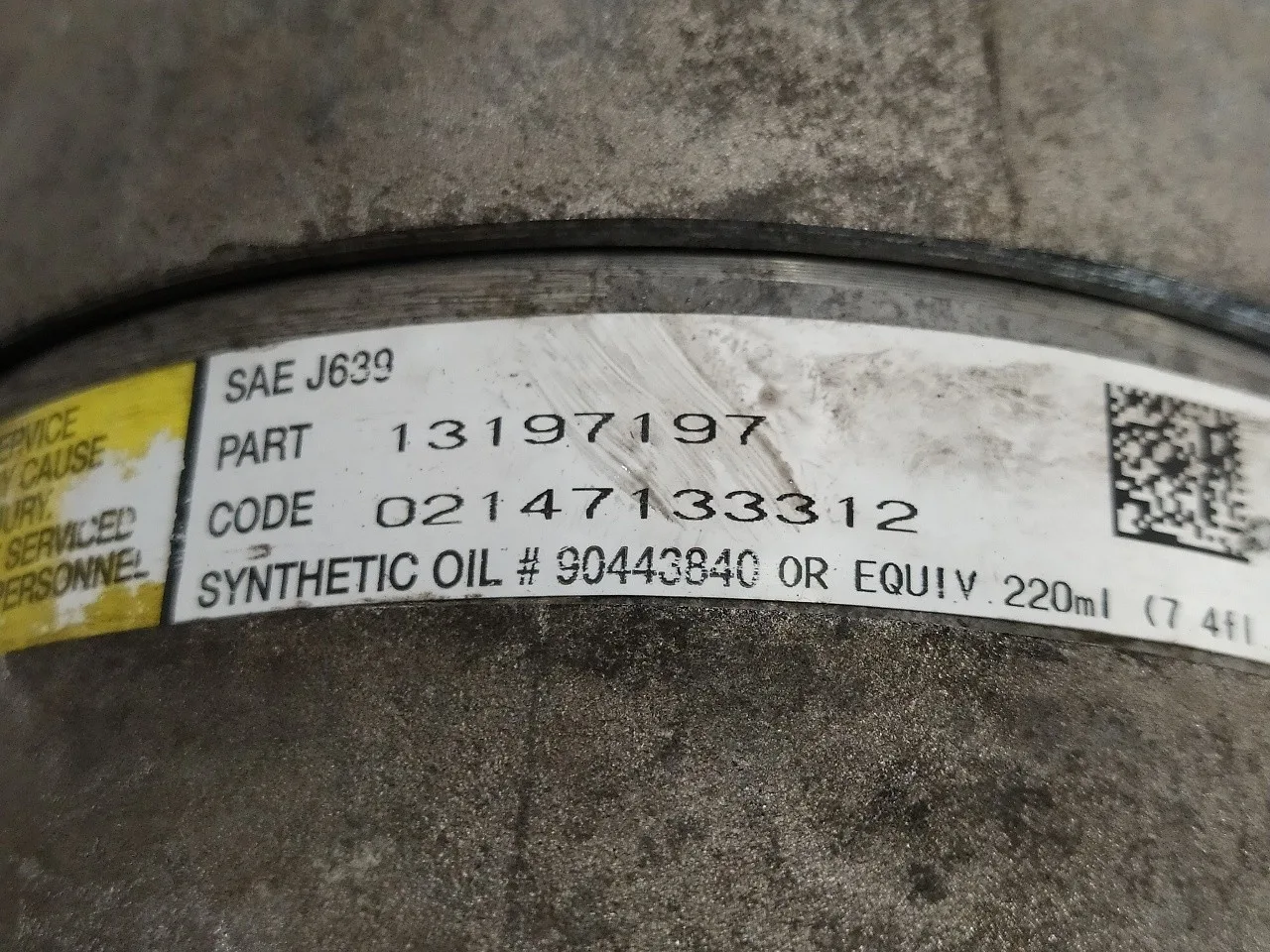 Compresor Aire Acondicionado para Fiat Croma (194)