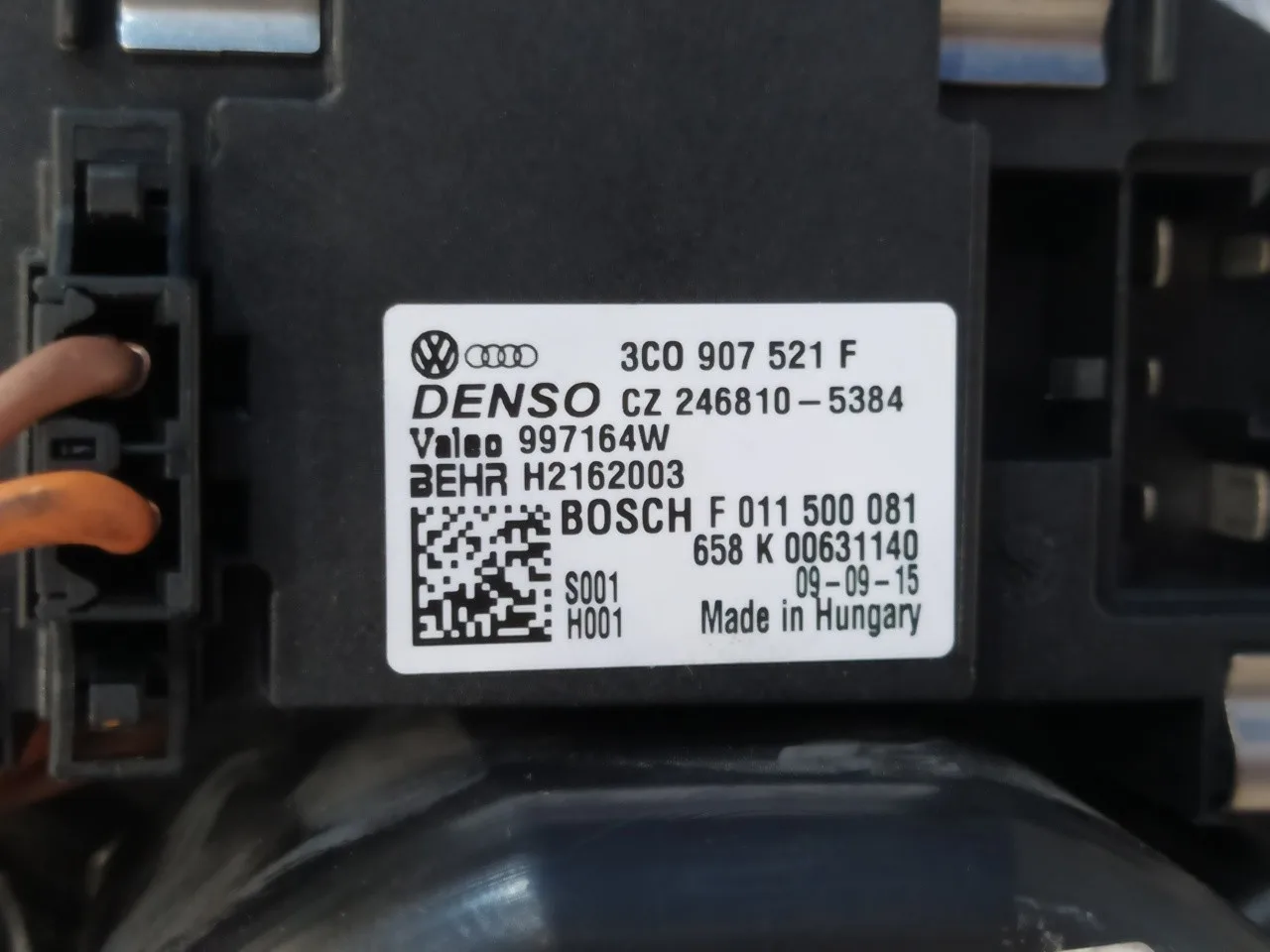 Motor Calefaccion para Volkswagen Tiguan (5N1)