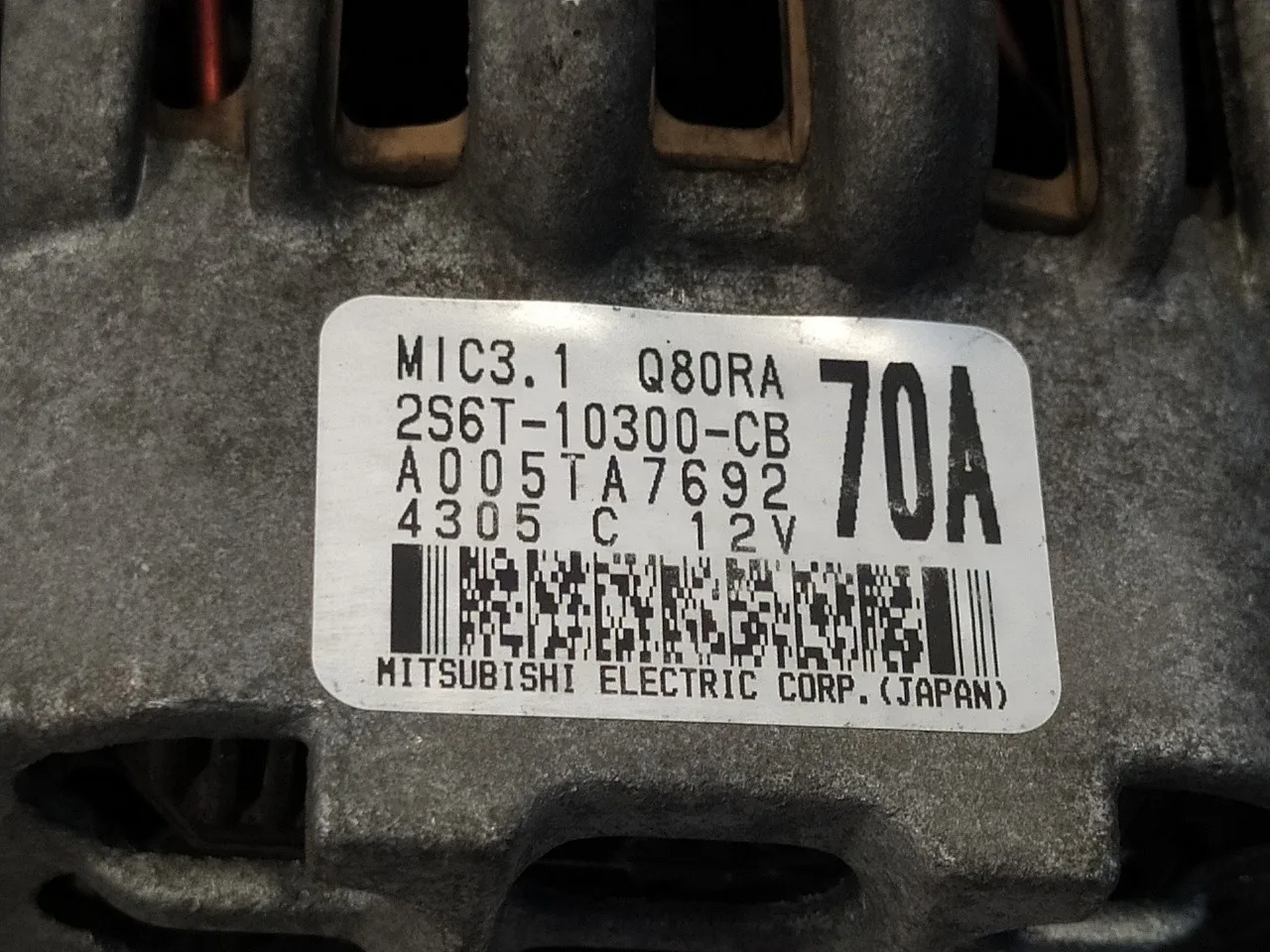Alternador para Ford Fiesta (Cbk)