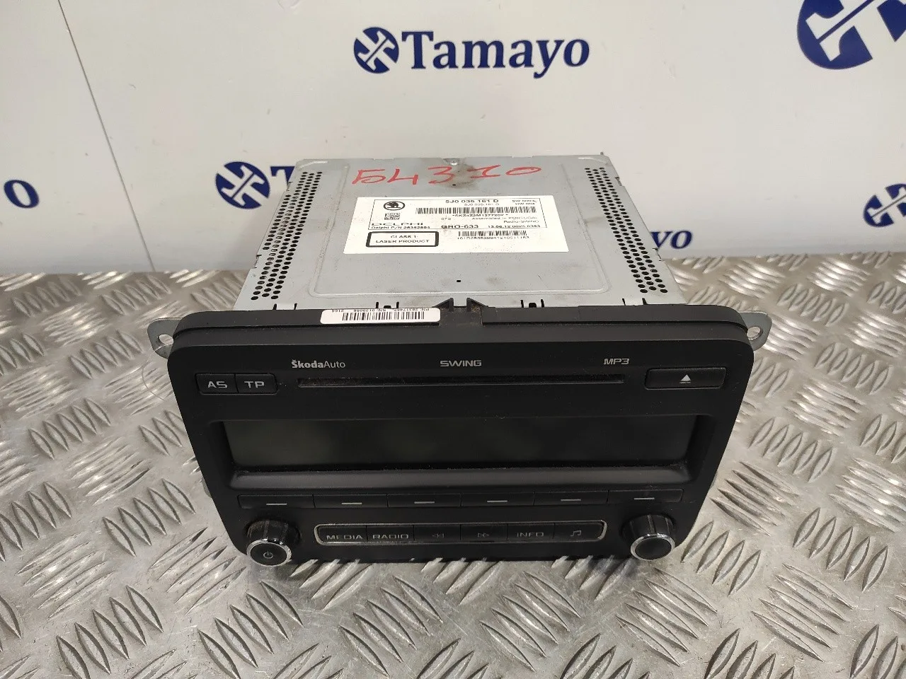 Sistema Audio / Radio Cd para Skoda Fabia (5J2 )