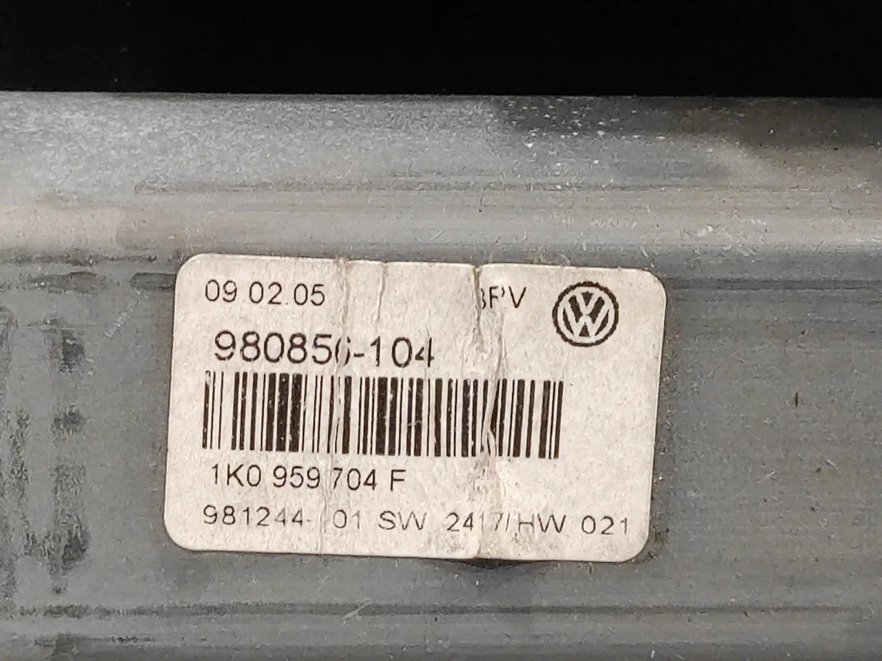 Elevalunas Trasero Derecho para Volkswagen Passat Berlina (3C2)