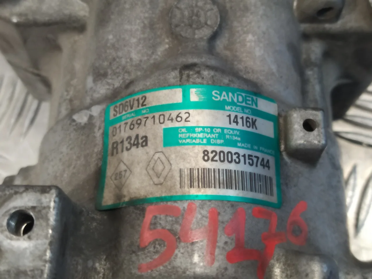 Compresor Aire Acondicionado para Renault Kangoo (F/Kc0)