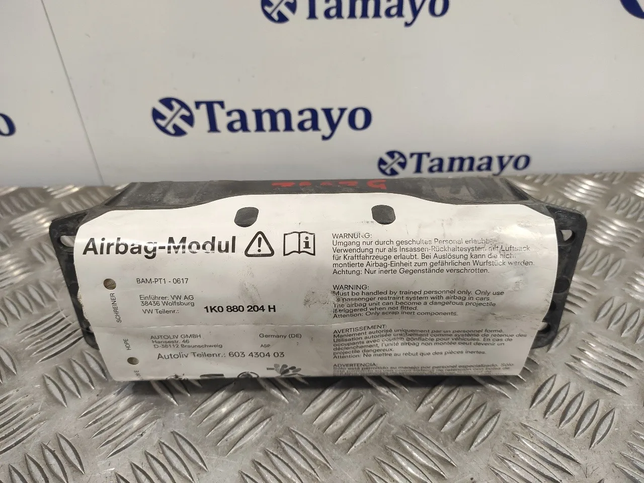 Airbag Delantero Derecho para Skoda Octavia Combi (1Z5)