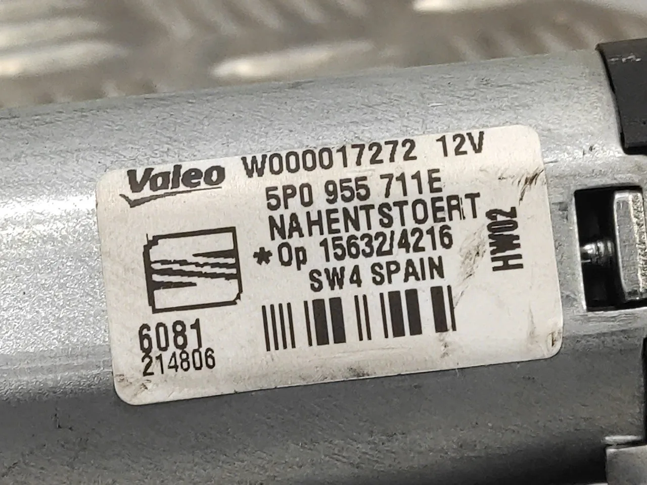 Motor Limpia Trasero para Seat Altea (5P1)
