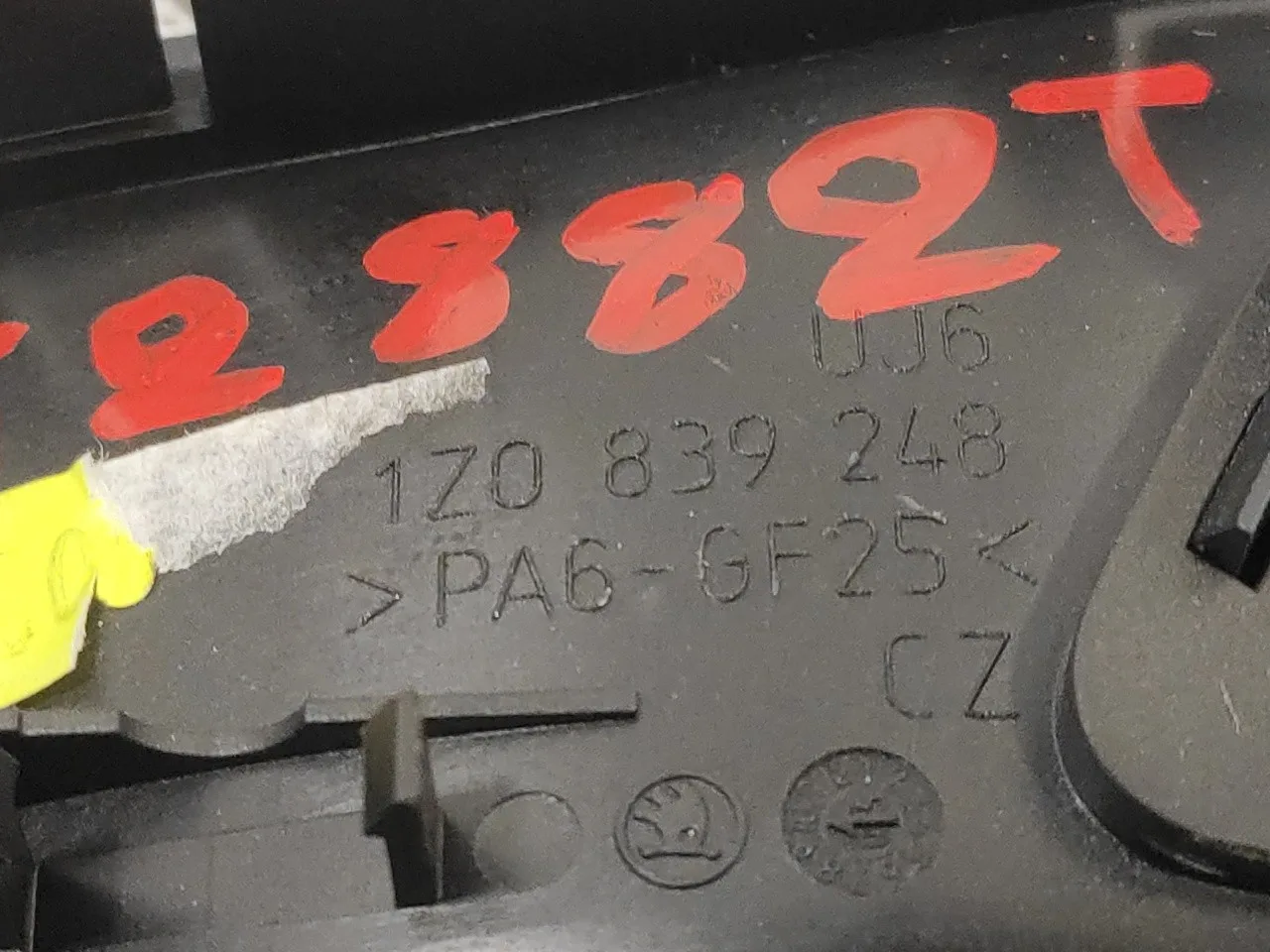 Mando Elevalunas Trasero Derecho para Skoda Octavia Combi (1Z5)