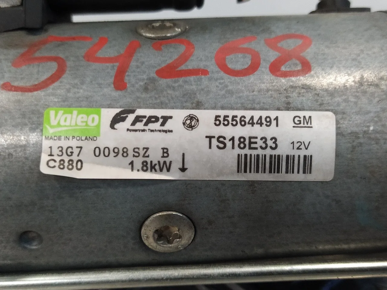Motor Arranque para Opel Corsa D
