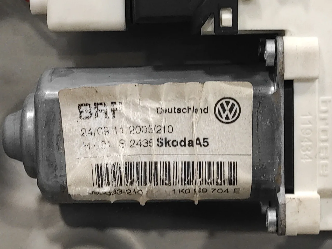 Elevalunas Trasero Derecho para Skoda Octavia Combi (1Z5)