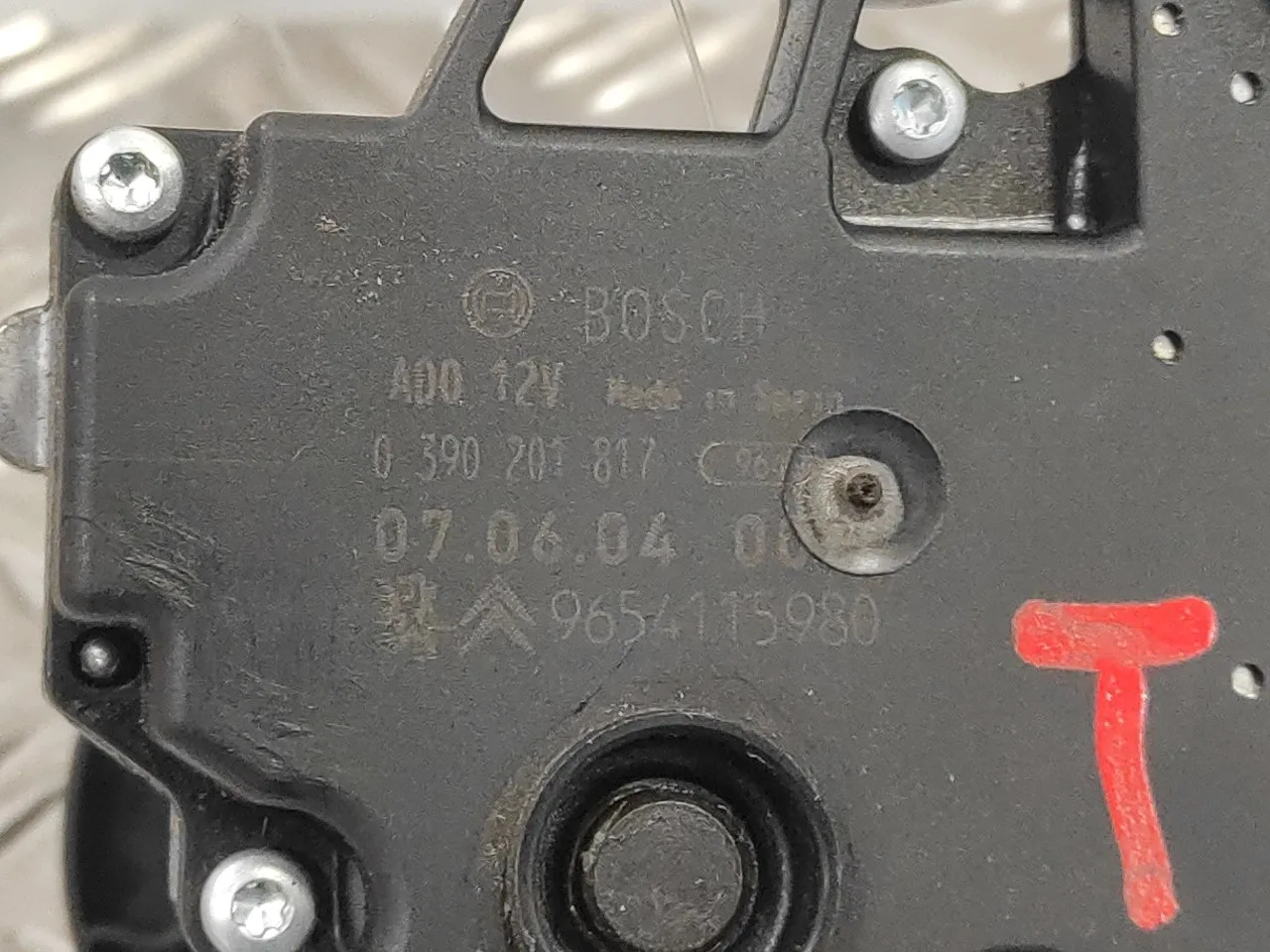 Motor Limpia Trasero para Citroën C4 Picasso
