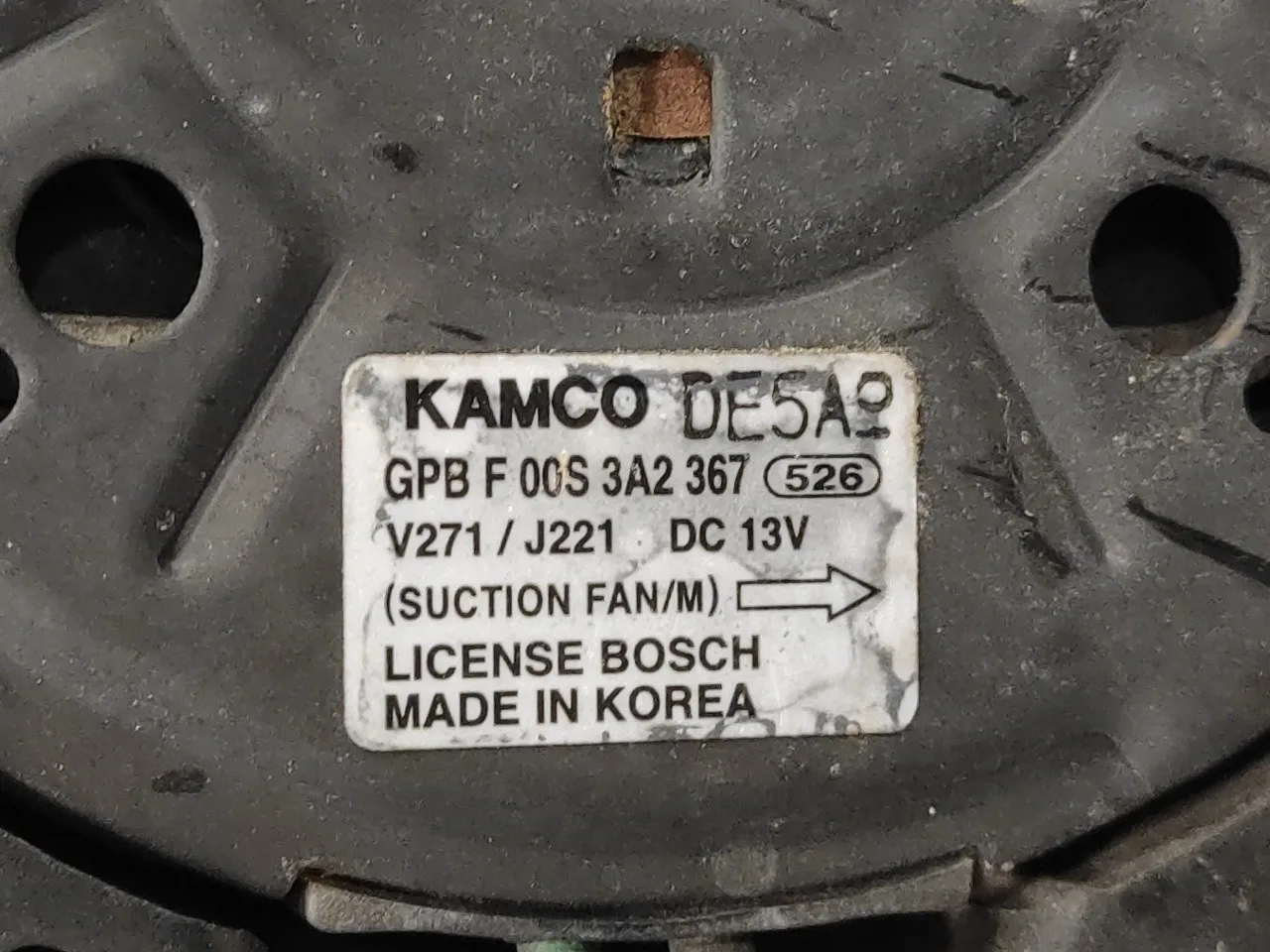 Electroventilador para Chevrolet Epica