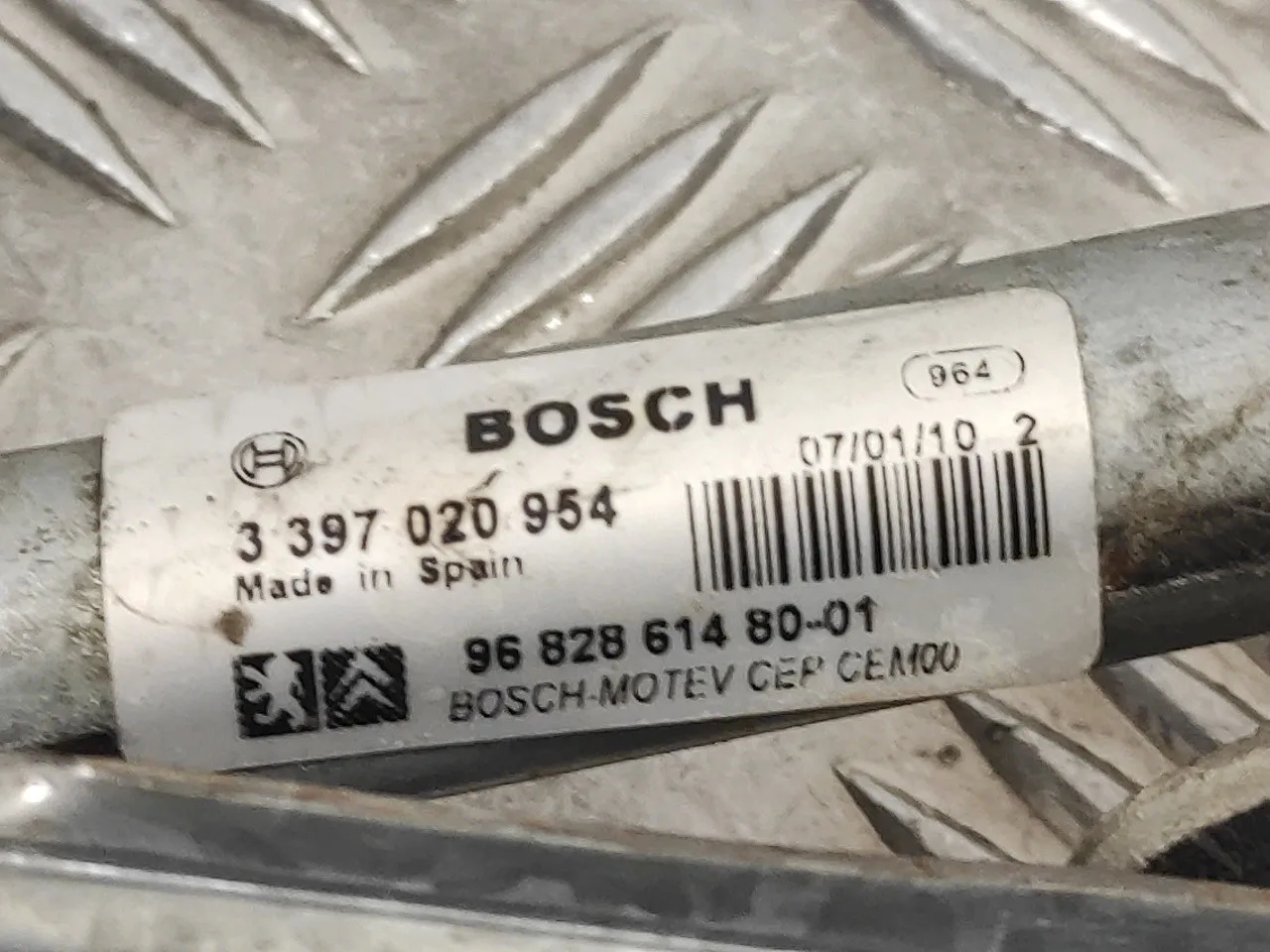 Motor Limpia Delantero para Peugeot Partner Kasten
