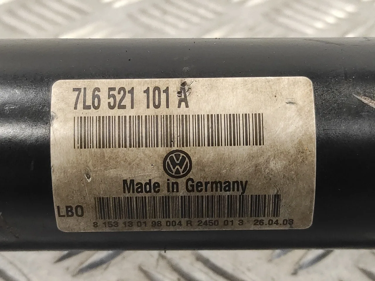 Transmision Central para Volkswagen Touareg (7L6)