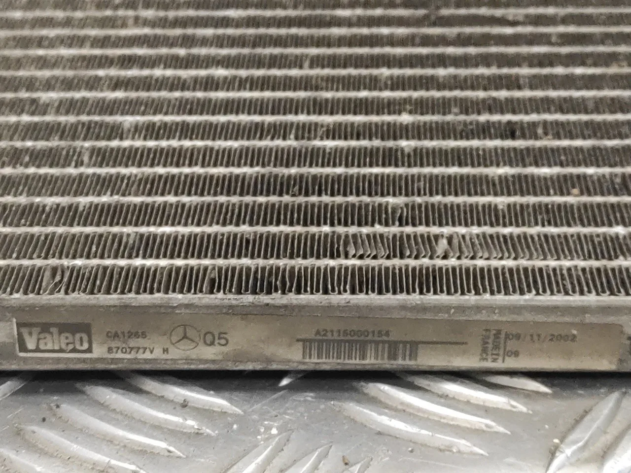 Condensador / Radiador Aire Acondicionado para Mercedes-Benz Clase E (W211) Berlina