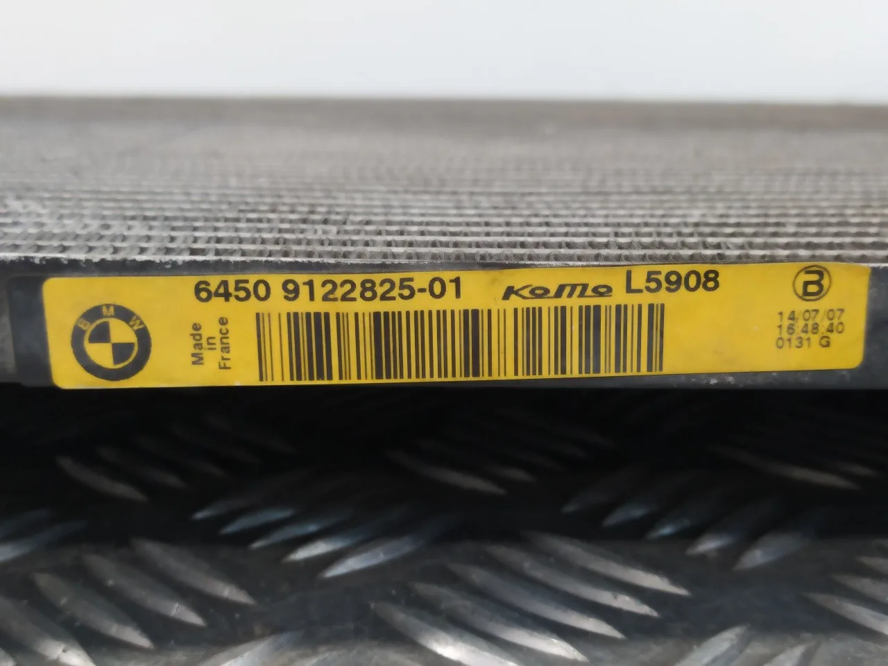 Condensador / Radiador Aire Acondicionado para Bmw Serie 5 Berlina (E60)