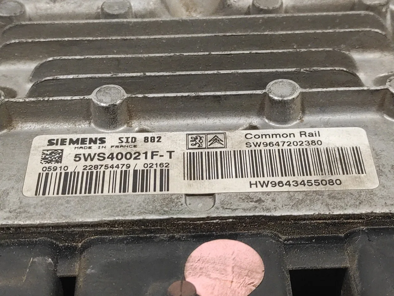 Centralita Motor Uce para Citroën C3