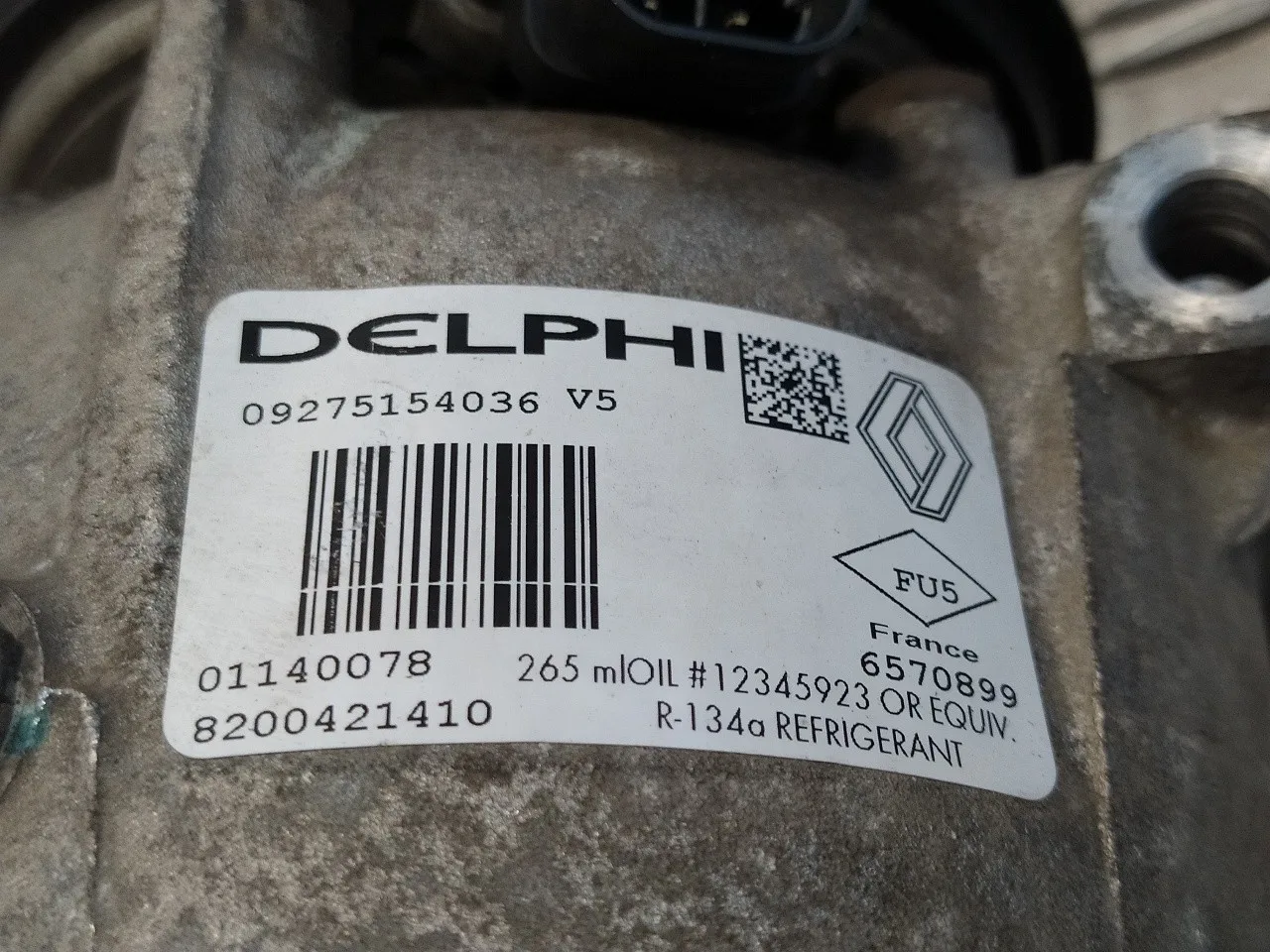 Compresor Aire Acondicionado para Renault Laguna Ii (Bg0)