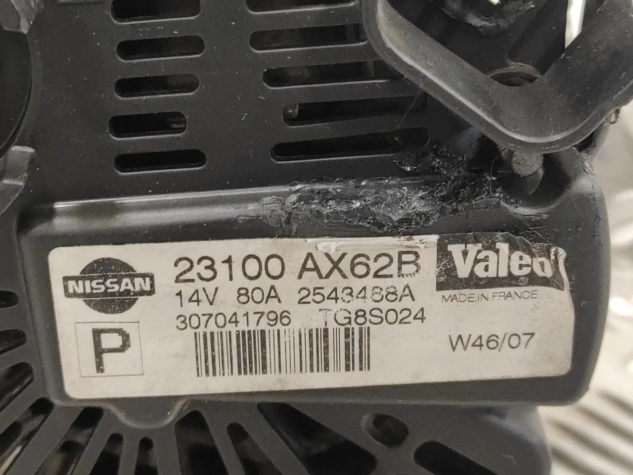 Alternador para Nissan Micra (K12E)