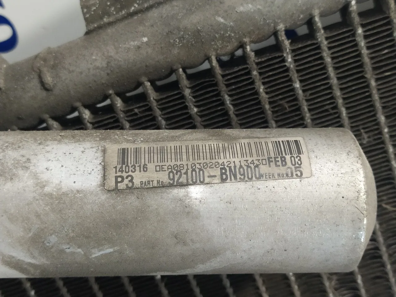 Condensador / Radiador Aire Acondicionado para Nissan Almera (N16/E)