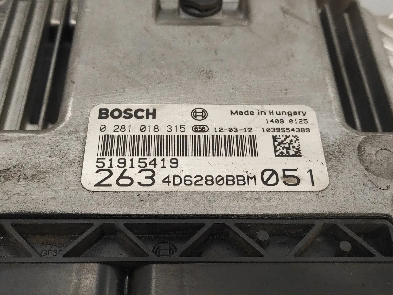 Centralita Motor Uce para Opel Combo D