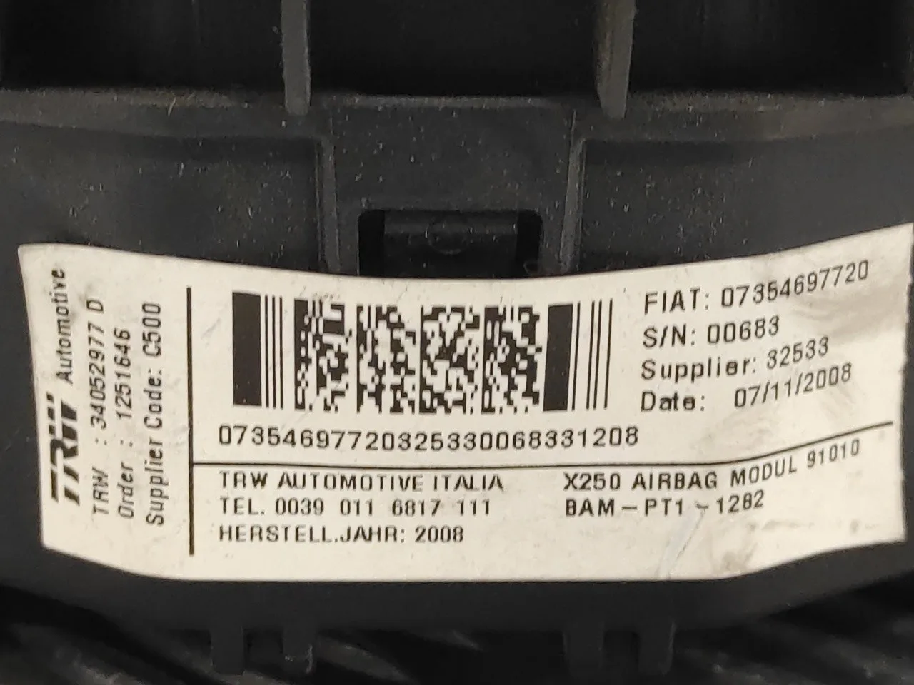Airbag Delantero Izquierdo para Fiat Ducato Furgon