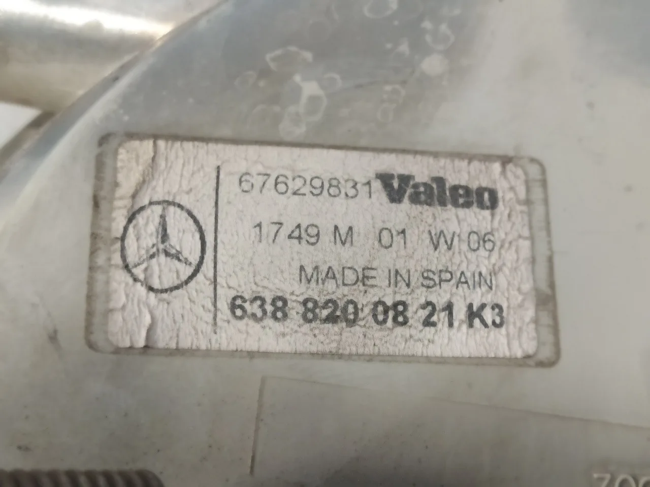 Piloto Delantero Izquierdo para Mercedes-Benz Vito (W638) Caja Cerrada